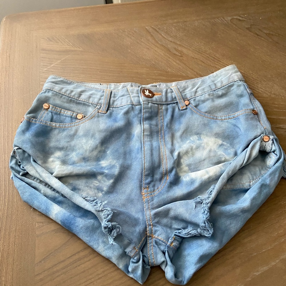 One teaspoon the dye shorts XS